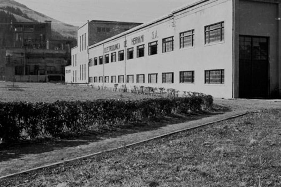 Electroquímica de Hernani plant, 1948